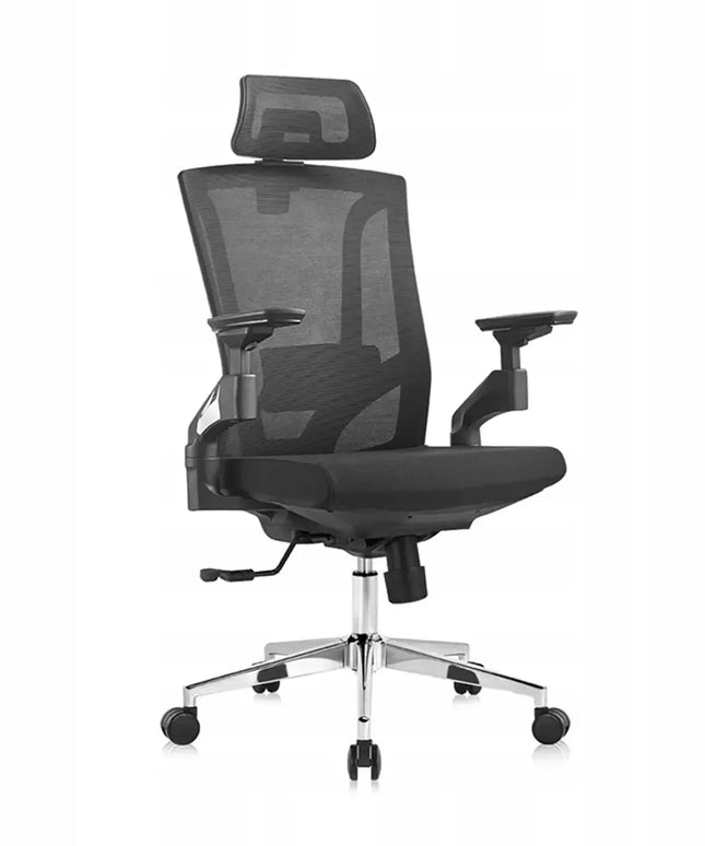 Ergonominė biuro kėdė Spacetronik – reguliuojama, sukamoji, juoda