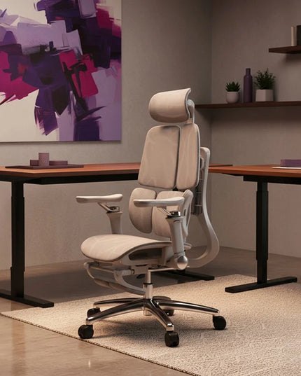 Ergonomiška biuro kėdė Spacetronik Springo, reguliuojama, su tinkleliu, juoda