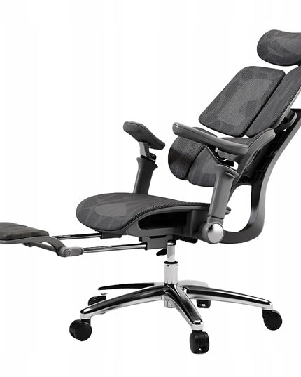 Ergonomiška biuro kėdė Spacetronik Springo, reguliuojama, su tinkleliu, juoda