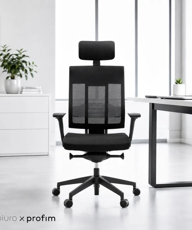 Ergonominė biuro kėdė Profim Xenon Net 111 SL juoda