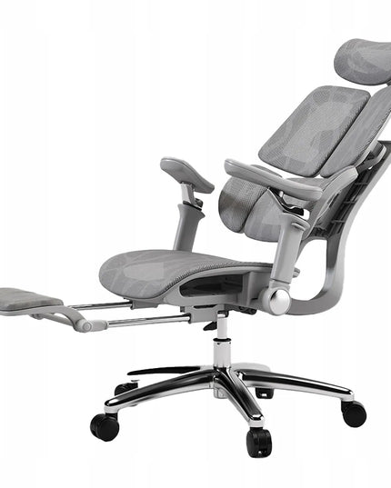 Ergonomiška biuro kėdė Spacetronik Springo, pilka, su tinkleliu