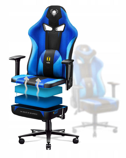 Žaidimų kėdė Diablo Chairs X-Player 2.0 King Size iki 160kg Frost black