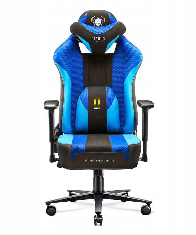 Žaidimų kėdė Diablo Chairs X-Player 2.0 King Size iki 160kg Frost black