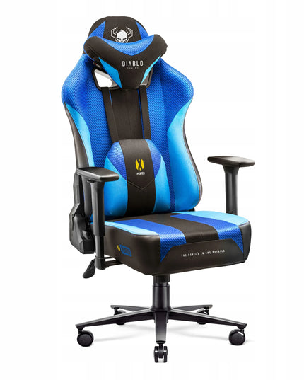 Žaidimų kėdė Diablo Chairs X-Player 2.0 King Size iki 160kg Frost black