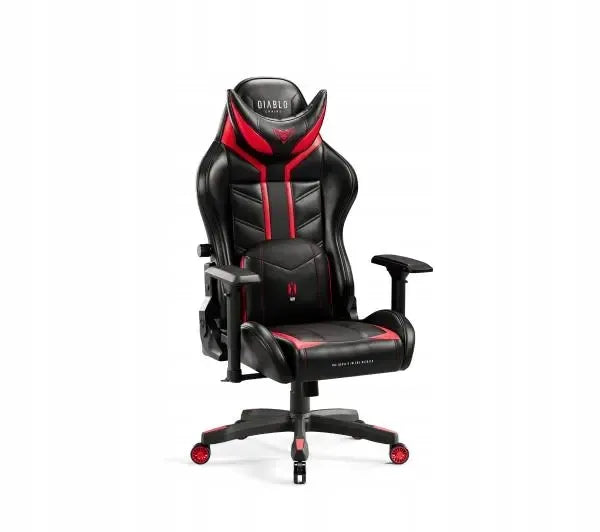 Žaidimų kėdė Diablo Chairs X-Ray 2.0 Normal Size juoda-raudona