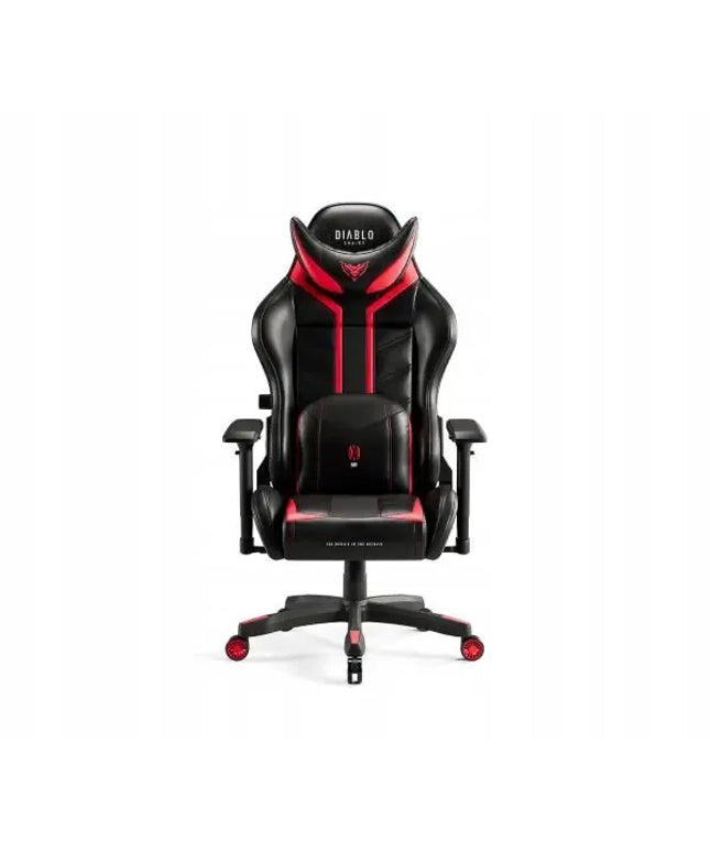 Žaidimų kėdė Diablo Chairs X-Ray 2.0 Normal Size juoda-raudona