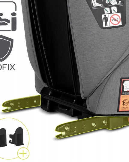 Automobilinė kėdutė „Lorelli Speed GT“ 15–36 kg, ISOFIX, i-Size, 100–150 cm, rožinė