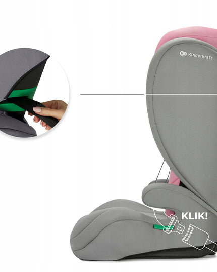 Vaikiška automobilinė kėdutė 100–150 cm 15–36 kg I-SPARK i-Size Kinderkraft