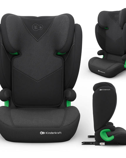 Automobilinė kėdutė „KINDERKRAFT JUNIOR FIX“ 100–150 cm, 15–36 kg, i-Size, ISOFIX