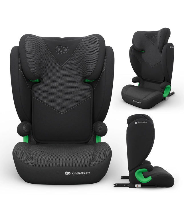 Automobilinė kėdutė „KINDERKRAFT JUNIOR FIX“ 100–150 cm, 15–36 kg, i-Size, ISOFIX
