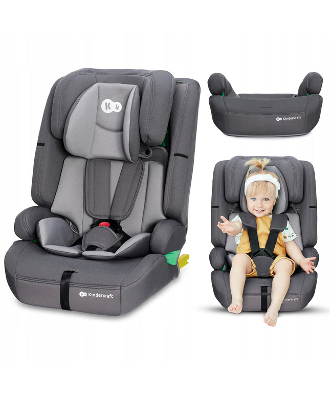 Automobilinė kėdutė 76–150 cm, 9–36 kg, i-Size, ISOFIX, Kinderkraft SAFETY FIX 2