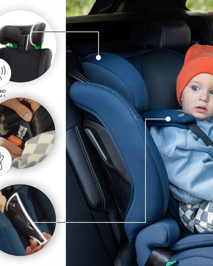 KINDERKRAFT COMFORT UP 2 PLUS „i-Size“ automobilinė kėdutė, 76–150 cm, 9–36 kg