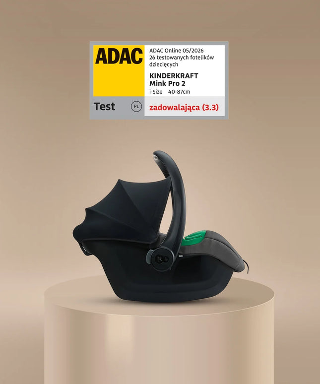 Automobilinė kėdutė-nešioklė 40–86 cm, 0–13 kg, i-Size KINDERKRAFT MINK PRO 2