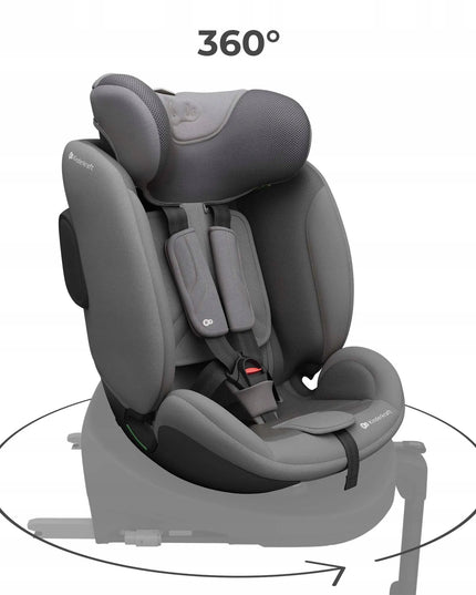 Pasukama automobilinė kėdutė Kinderkraft ENDURA i-Size, 40–150 cm, 0–36 kg, ISOFIX