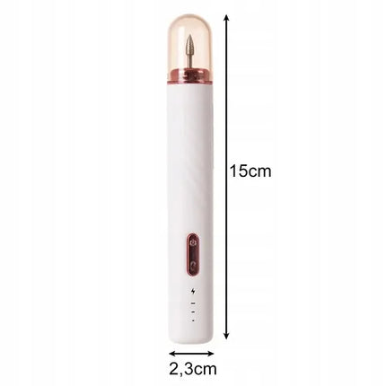 Beautylushh 25805 belaidė nagų frezavimo frezėlė su USB-C, 6 antgaliais ir dėklu