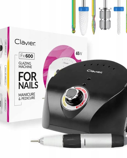 Clavier FX 600 nagų frezavimo aparatas, 65 W, juodas
