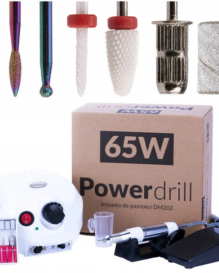 Nagų frezavimo mašinėlė 65 W DM 202 Molly Lac NailMaster + frezos