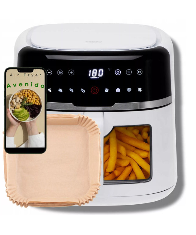 Karšto oro gruzdintuvė Air Fryer 8L XXL 2500W + 100 įdėklų