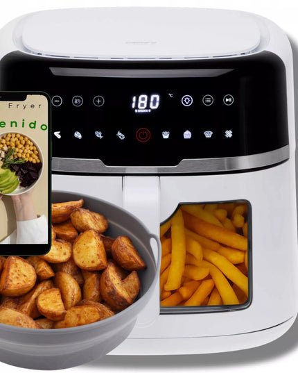 Karšto oro gruzdintuvė Air Fryer 8L XXL 2500W + kepimo forma