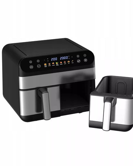 Dvieļu kameru bešeine gruzdintuvė VOKSAR G11 AirFryer 2400W + RECEPTAI