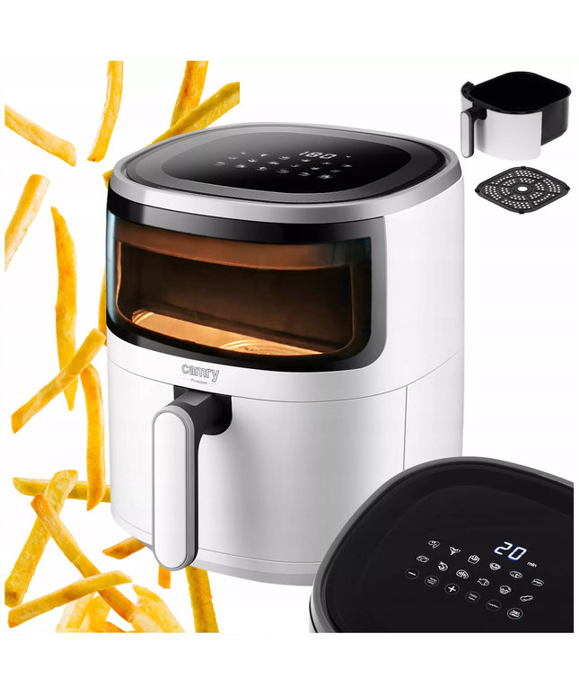 Oro keptuvė be aliejaus AIRFRYER 5L 2000W su nepridegančia danga