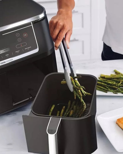 Dviejų zonų oro gruzdintuvė NINJA AF451EU, juoda, 2470 W, 9,5 l, po grąžinimo