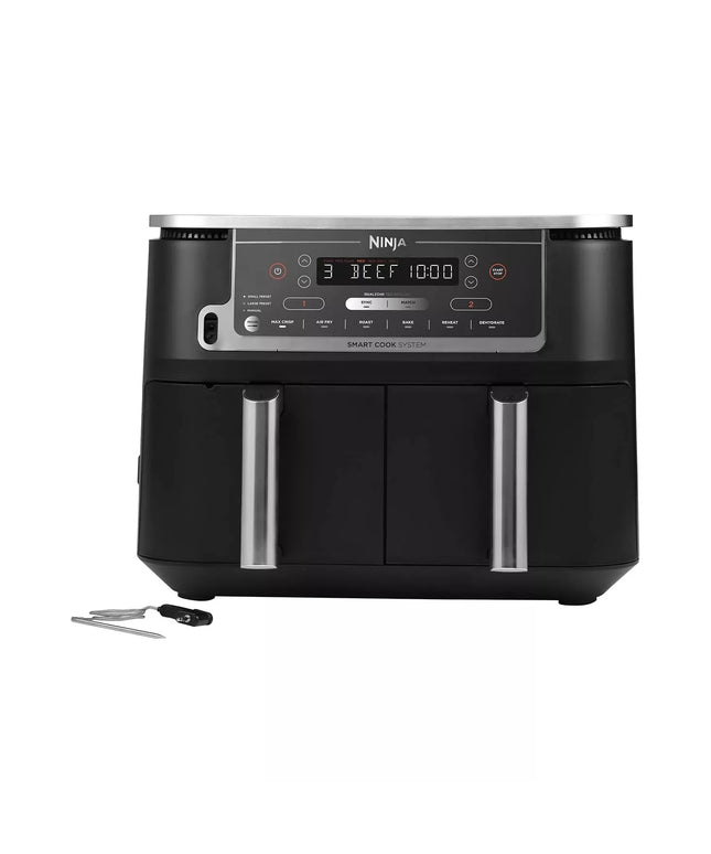 Dviejų zonų oro gruzdintuvė NINJA AF451EU, juoda, 2470 W, 9,5 l, po grąžinimo