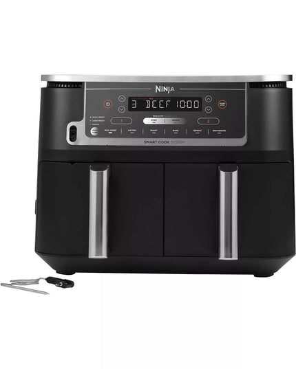 Dviejų zonų oro gruzdintuvė NINJA AF451EU, juoda, 2470 W, 9,5 l, po grąžinimo