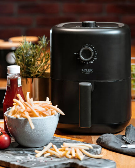 Karšto oro gruzdintuvė Air Fryer 3L 2200W Adler AD6310 + 200x įdėklai
