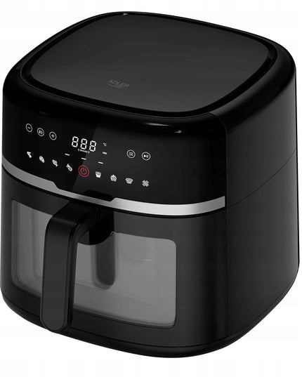 Neriebalinis gruzdintuvas "Air Fryer" DIDELIS 8L galingas 2500W 9 programos Adler