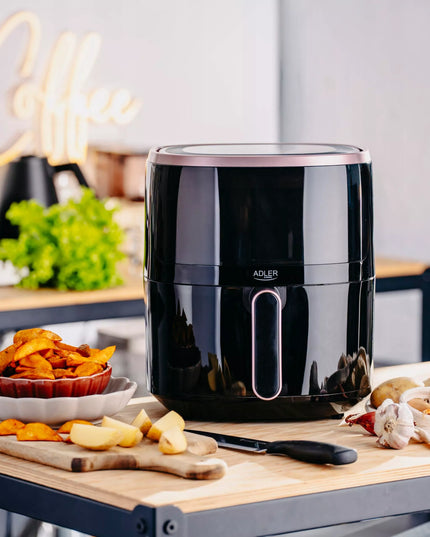 Adler AirFryer bekarboninė gruzdintuvė, 12 programų, 5L | LED ekranas