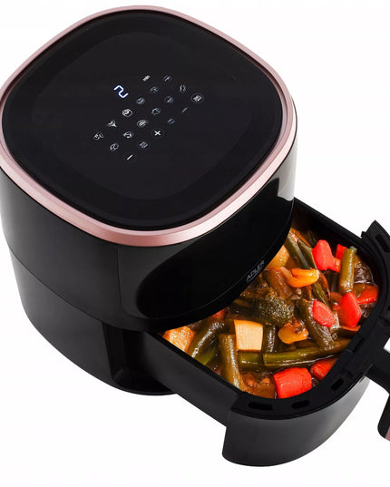 Adler AirFryer bekarboninė gruzdintuvė, 12 programų, 5L | LED ekranas
