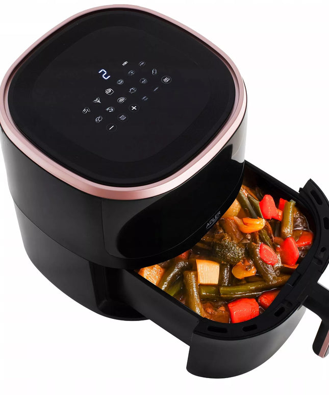Adler AirFryer bekarboninė gruzdintuvė, 12 programų, 5L | LED ekranas
