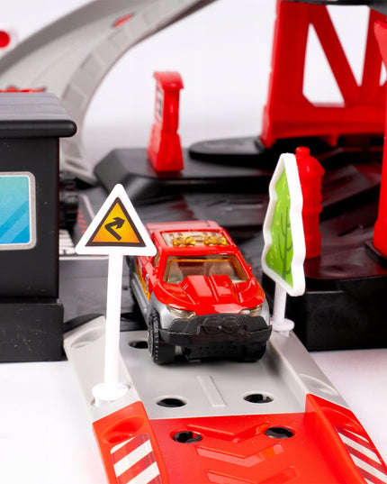 Daugiapakopis garažas, priešgaisrinės stoties bazė, 3 automobilių ir sraigtasparnio rinkinys