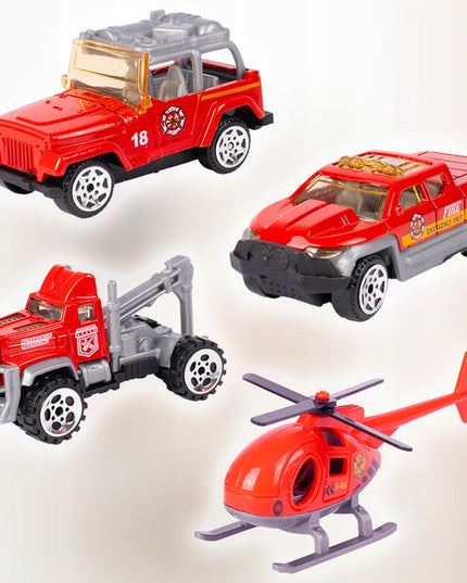 Daugiapakopis garažas, priešgaisrinės stoties bazė, 3 automobilių ir sraigtasparnio rinkinys