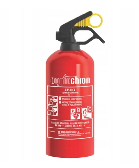 „Ogniochron“ 1 kg automobilinis miltelinis gesintuvas, 21B C