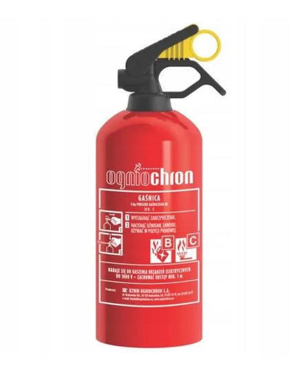 „Ogniochron“ 1 kg automobilinis miltelinis gesintuvas, 21B C