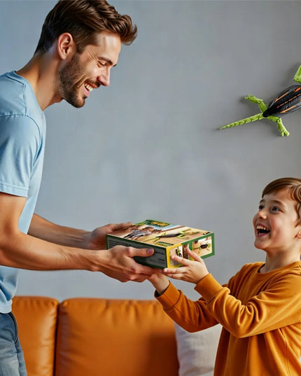 Interaktyvus „HEX BOTS Wall Climber“ driežas – nuotoliniu būdu valdomas robotas, ropojantis sienomis