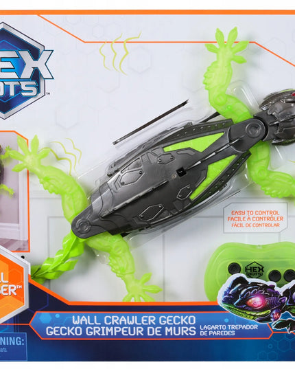 HEX BOTS nuotoliniu būdu valdomas sienomis ropojantis gekonas