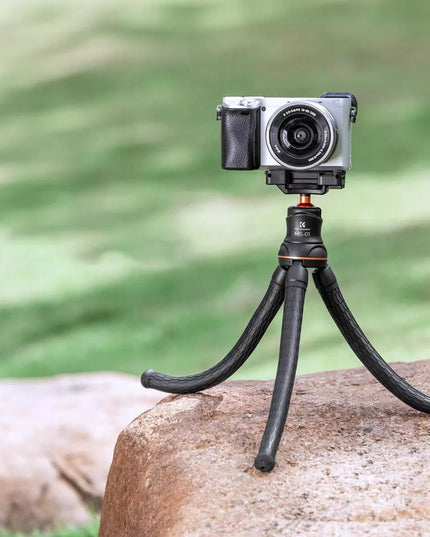 Lankstus K&F Concept trikojis fotoaparatui ir telefonui, tripod + Bluetooth nuotolinio valdymo pultelis