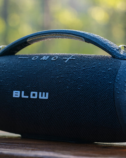 Nešiojamas belaidis Bluetooth garsiakalbis su SD, FM radiju, USB, AUX, mobiliuoju radiju ir dirželiu