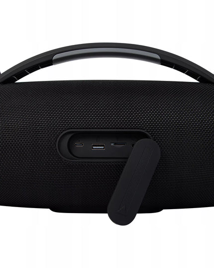 Nešiojamas belaidis Bluetooth garsiakalbis su SD, FM radiju, USB, AUX, mobiliuoju radiju ir dirželiu