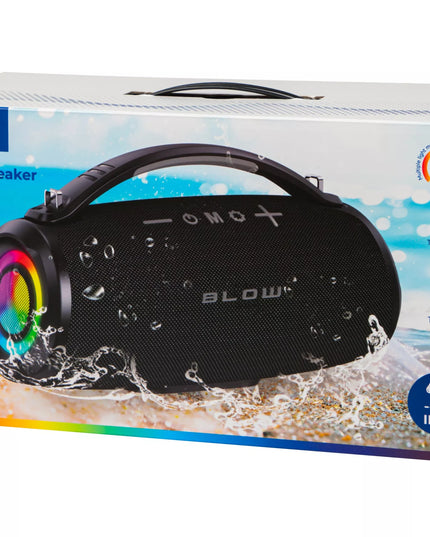 Nešiojamas belaidis Bluetooth garsiakalbis su SD, FM radiju, USB, AUX, mobiliuoju radiju ir dirželiu