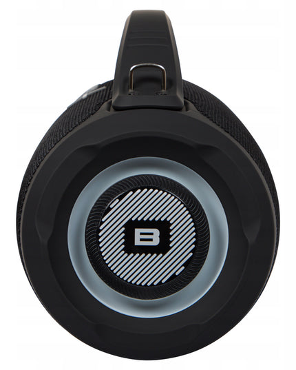 Nešiojamas belaidis Bluetooth garsiakalbis su SD, FM radiju, USB, AUX, mobiliuoju radiju ir dirželiu