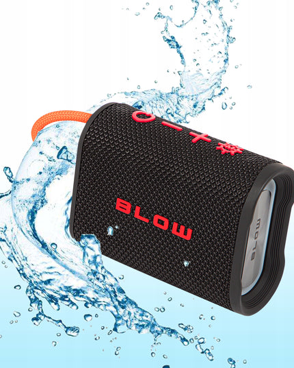 Nešiojamas belaidis vandeniui atsparus Bluetooth garsiakalbis IP67 su FM radiju, USB, RGB