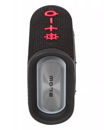 Nešiojamas belaidis „Bluetooth“ garsiakalbis BLOW AQUA TUNE, atsparus vandeniui IP67, FM radijas, USB, RGB