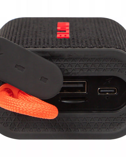 Nešiojamas belaidis „Bluetooth“ garsiakalbis BLOW AQUA TUNE, atsparus vandeniui IP67, FM radijas, USB, RGB