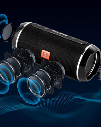 Nešiojamas Belaidis Bluetooth Garsiakalbis USB SD AUX FM Radijas Bokso Tipo Kolonėlė