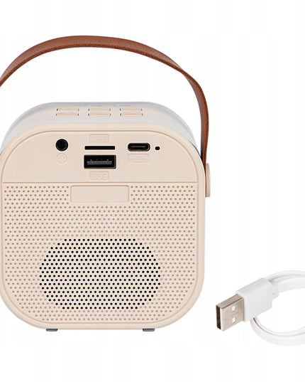 Xtech nešiojamas karaoke garsiakalbis „Bluetooth RGB“ su 2 mikrofonais, USB-C, microSD ir 3,5 mm „Jack“ jungtimi