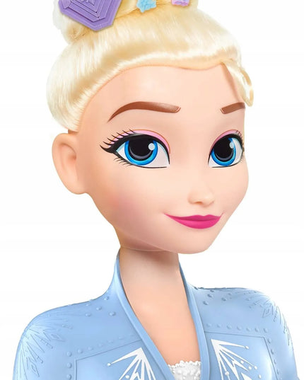 Disney Frozen 2 šukavimo ir stiliaus galva Elza 20 cm
